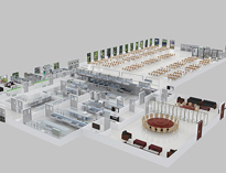 不銹鋼廚房設備廠家告訴你普通餐館廚房和開放式廚房有什么不同